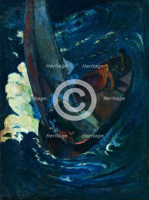 La Barque, 1896. Creator: Gauguin, Paul Eugéne Henri (1848-1903).