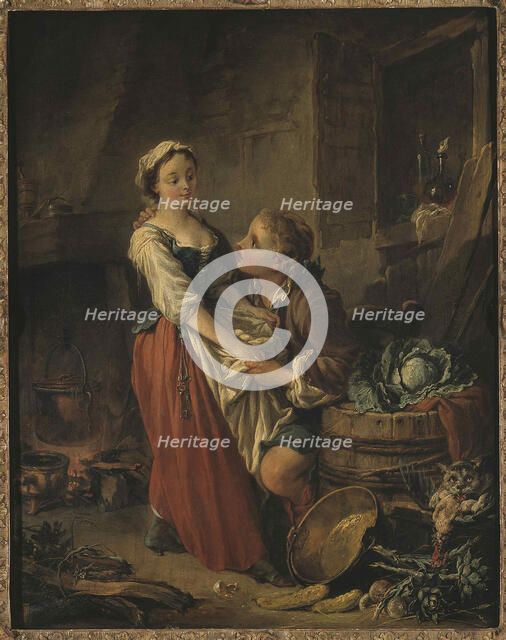 La Belle cuisinière , 1735. Creator: Boucher, François (1703-1770).