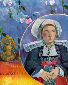 La Belle Angele 1889 (1939).Artist: Paul Gauguin