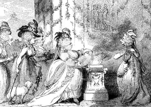 'La Belle Assemblee', 1787. Artist: Unknown