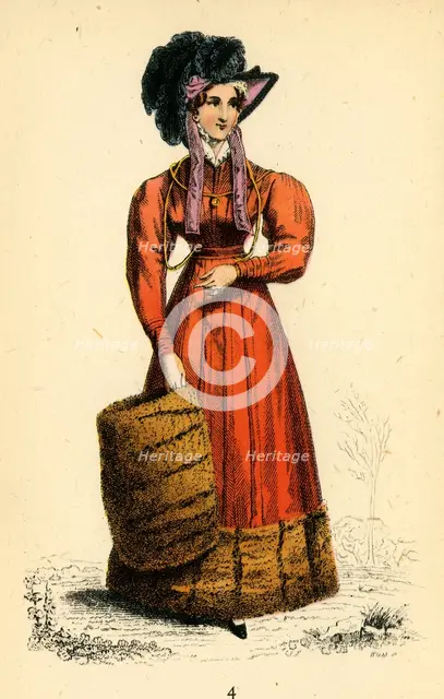 La Belle Assemblee, 1824', 1943. Creator: Unknown.
