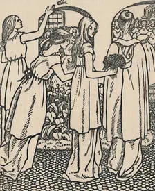 La Belle Au Bois Dormant 1919. Artist: Lucien Pissarro