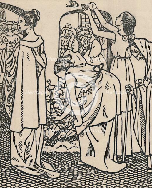 'La Belle Au Bois Dormant', 1919. Artist: Lucien Pissarro.