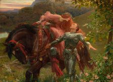 La Belle Dame sans Merci, 1901. Creator: Dicksee, Sir Frank (1853-1928)