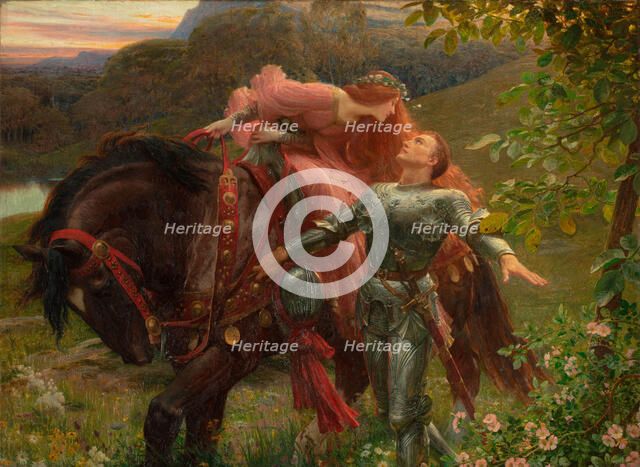 La Belle Dame sans Merci, 1901. Creator: Dicksee, Sir Frank (1853-1928).