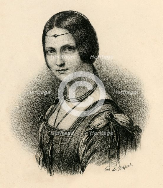 'La belle Feronnaire', c1830. Creator: Francois-Seraphin Delpech.