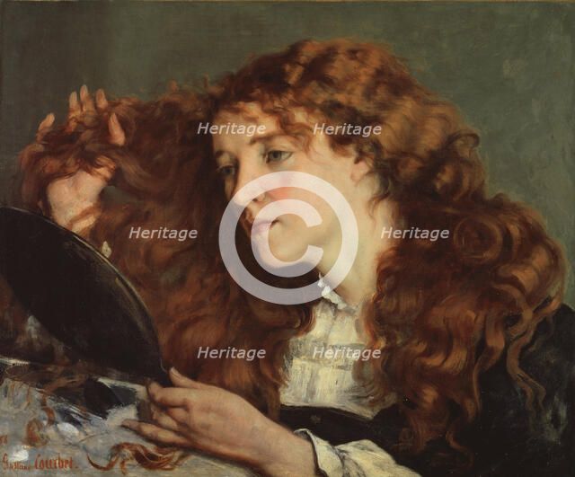 La Belle Irlandaise. Artist: Courbet, Gustave (1819-1877)