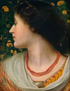 La Belle Isolde 1862. Artist: Frederick Augustus Sandys