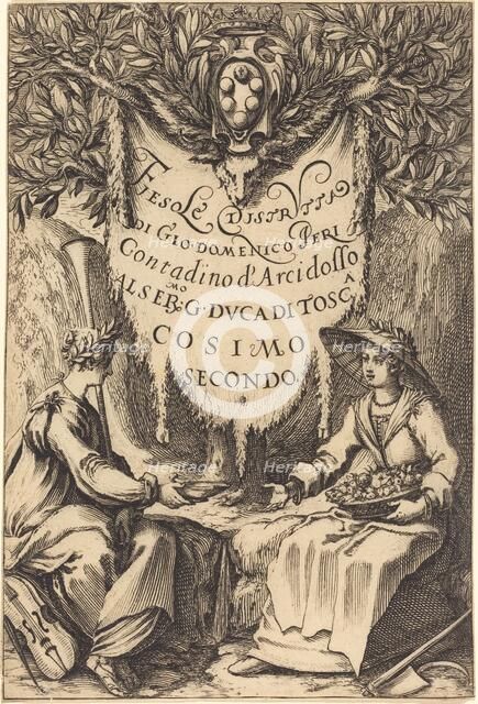 La belle jardiniere, 1619. Creator: Jacques Callot.