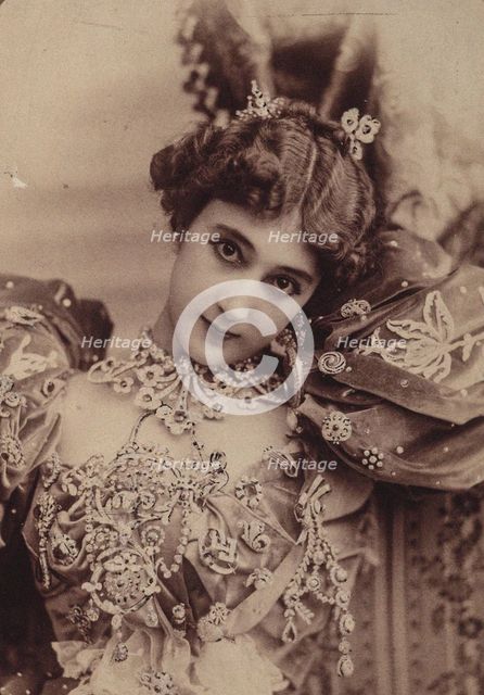 La Belle Otéro, 1890s. Creator: Photo studio Reutlinger, Paris  .
