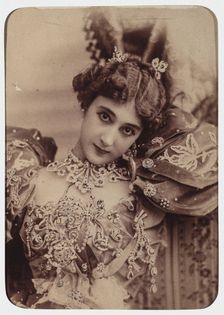 La Belle Otéro, 1890s. Creator: Photo studio Reutlinger, Paris