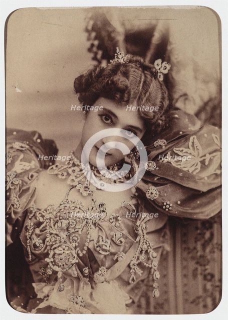 La Belle Otéro, 1890s. Creator: Photo studio Reutlinger, Paris  .