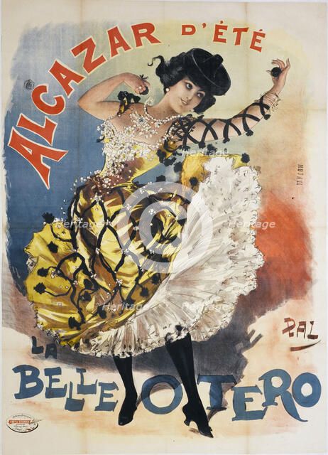 La Belle Otéro, c. 1895. Creator: Pal (Jean de Paléologue) (1855-1942).