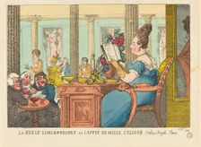 La Belle Limonaudiere au Cafe des Mille Colonnes, Palais Royal, Paris, 1814. Creator: Thomas Rowlandson