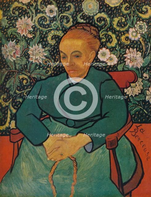 'La Berceuse (Portrait of Madame Roulin)', 1889. Artist: Vincent van Gogh.