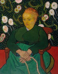 La Berceuse (Woman Rocking a Cradle; Augustine-Alix Pellicot Roulin, 1851-1930), 1889. Creator: Vincent van Gogh