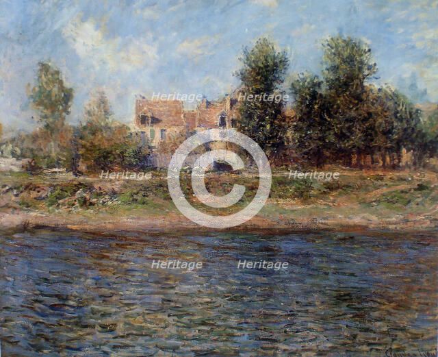 La berge de La Seine , 1880. Creator: Monet, Claude (1840-1926).