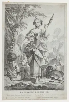 La Bergère Laborieuse, 18th century. Creator: Jean Michel Liotard