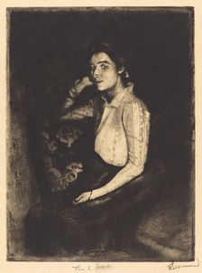 La Biarrote, 1901. Creator: Paul Albert Besnard