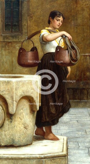 La Biccolante: A Venetian water-carrier, 1879. Creator: William Frederick Yeames.