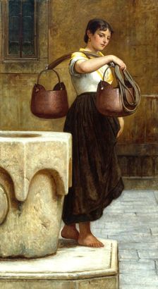 La Biccolante: A Venetian water-carrier, 1879. Creator: William Frederick Yeames