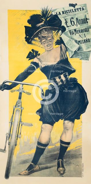 La Bicicletta, c1900. Creator: Villa, Aleardo (1865-1906).