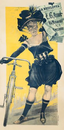 La Bicicletta, c1900. Creator: Villa, Aleardo (1865-1906)