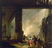 La Blanchisserie, between 1758 and 1759. Creator: Hubert Robert