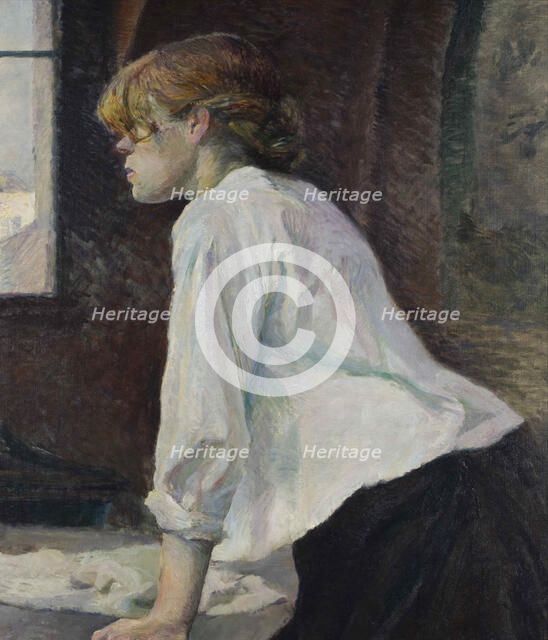 La Blanchisseuse, 1886-1887. Creator: Toulouse-Lautrec, Henri, de (1864-1901).