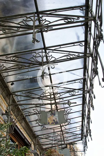 La Buca di Bacco, 63-65 Av. Louis Bertrand, Brussels, Belgium, (1906), c2014-2017. Artist: Alan John Ainsworth.