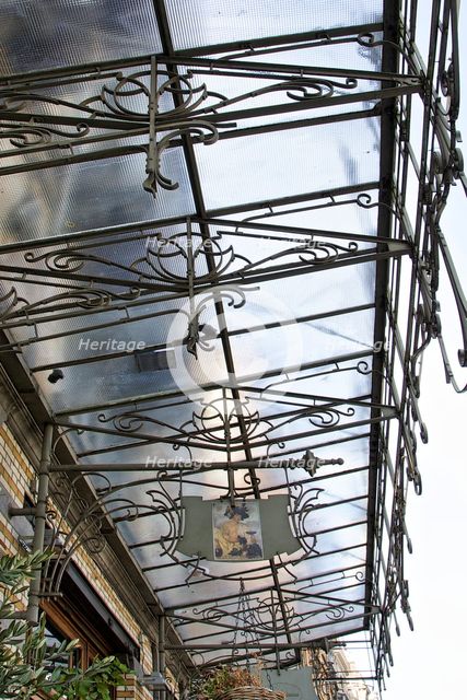 La Buca di Bacco, 63-65 Av. Louis Bertrand, Brussels, Belgium, (1906), c2014-2017. Artist: Alan John Ainsworth.
