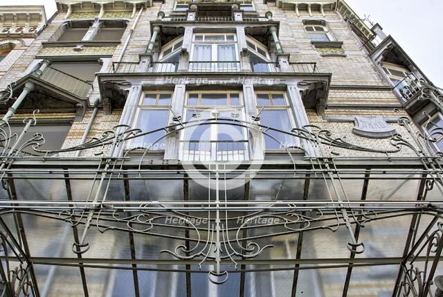 La Buca di Bacco, 63-65 Av. Louis Bertrand, Brussels, Belgium, (1906), c2014-2017. Artist: Alan John Ainsworth.