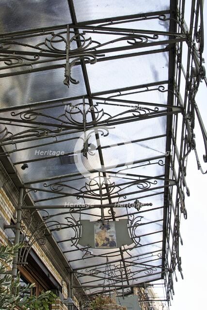 La Buca di Bacco, 63-65 Av. Louis Bertrand, Brussels, Belgium, (1906), c2014-2017. Artist: Alan John Ainsworth.