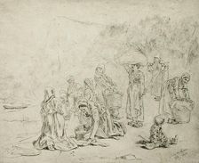 La Buée d'automne en Ardennes, 1874. Creator: Félicien Rops