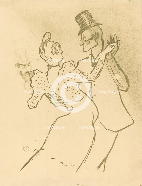 La Goulue, 1894. Creator: Henri de Toulouse-Lautrec.