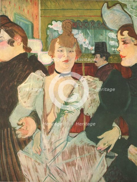 'La Goulue at the Moulin Rouge', 1892, (1952).  Creator: Henri de Toulouse-Lautrec.