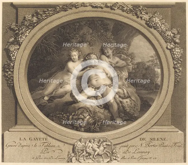 La Gaieté de Silène, probably 1791. Creator: Nicolas Delaunay.