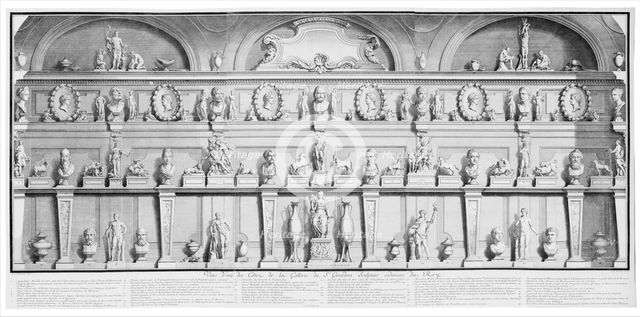 La Galerie de Girardon, 18th century., 18th century. Creator: Nicolas Chevalier.