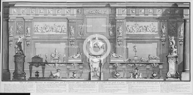 La Galerie de Girardon, 18th century., 18th century. Creator: Nicolas Chevalier.