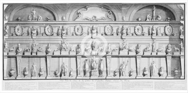 La Galerie de Girardon, 18th century., 18th century. Creator: Nicolas Chevalier.