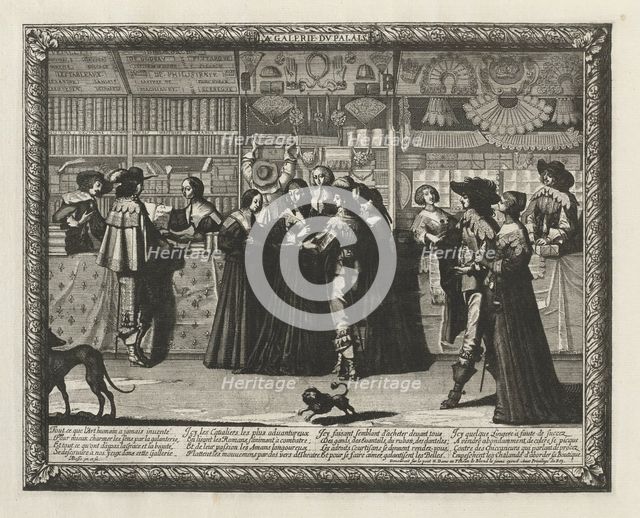 La Galerie du Paris, 1640(?). Creator: Abraham Bosse (French, 1602-1676).