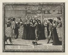 La Galerie du Paris, 1640(?). Creator: Abraham Bosse (French, 1602-1676)