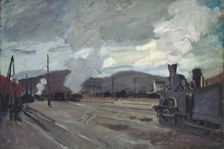La gare d'Argenteuil, 1872. Creator: Monet, Claude (1840-1926)