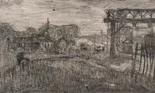 La Gare de Valmondois (The Valmondois Train Station), 1893. Creator: Armand Seguin