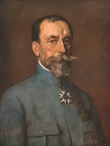 La general de Villaret 1916. Creator: Lucien Jonas