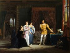 La générosité de Bayard, 1827. Creator: Henry-Joseph Boichard