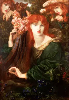 La Ghirlandata 1873. Artist: Dante Gabriel Rossetti