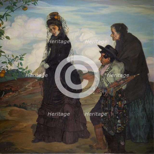 La gitana (Gypsy), 1904. Creator: Zuloaga y Zabaleto; Ignacio (1870-1945).