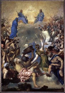 La Gloria 1554. Creator: Tiziano, Vecellio (1490 - 1576)
