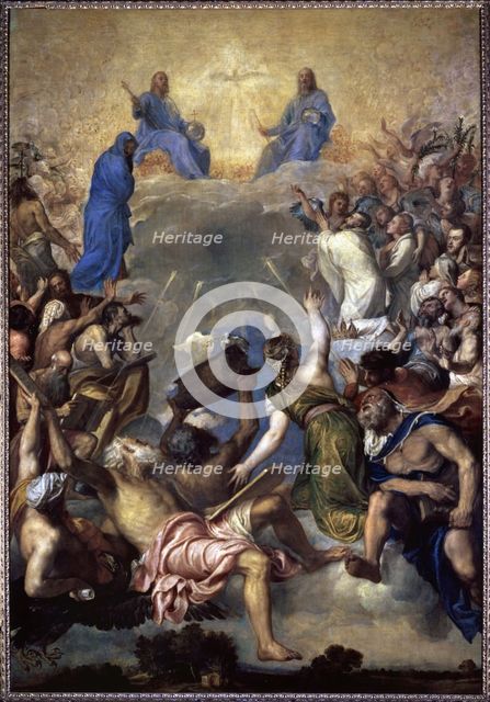 'La Gloria', 1554. Creator: Tiziano, Vecellio (1490 - 1576).
